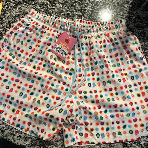Strawberry Milk Mob Swim Trunks - Picture 1 of 3